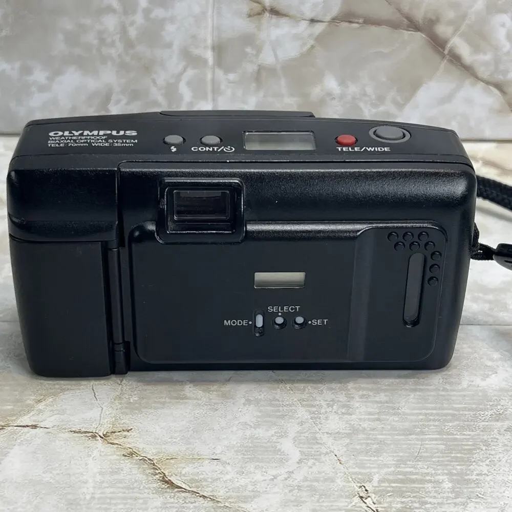 Olympus Infinity Twin Quartz Date AF 35mm 70mm Weatherproof Camera Tested Japan